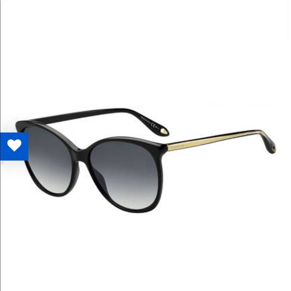 Givenchy Accessories - Givenchy 7095/S 80790 black and gold sunglasses